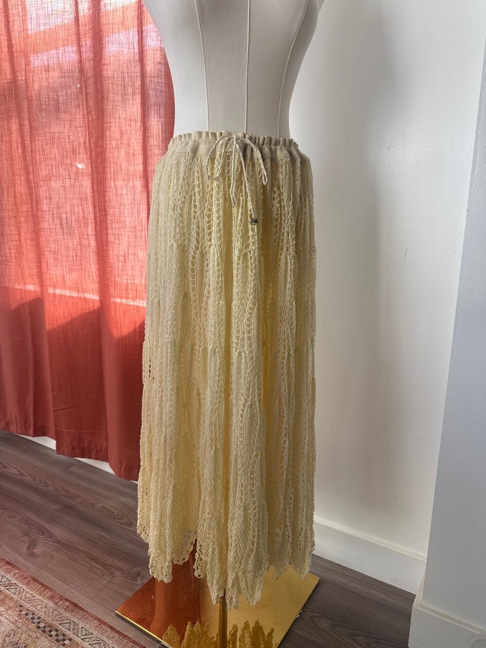 Spell Bound Crochet Skirt Cottagecore Witchy Whimsigoth Boho Bohemian